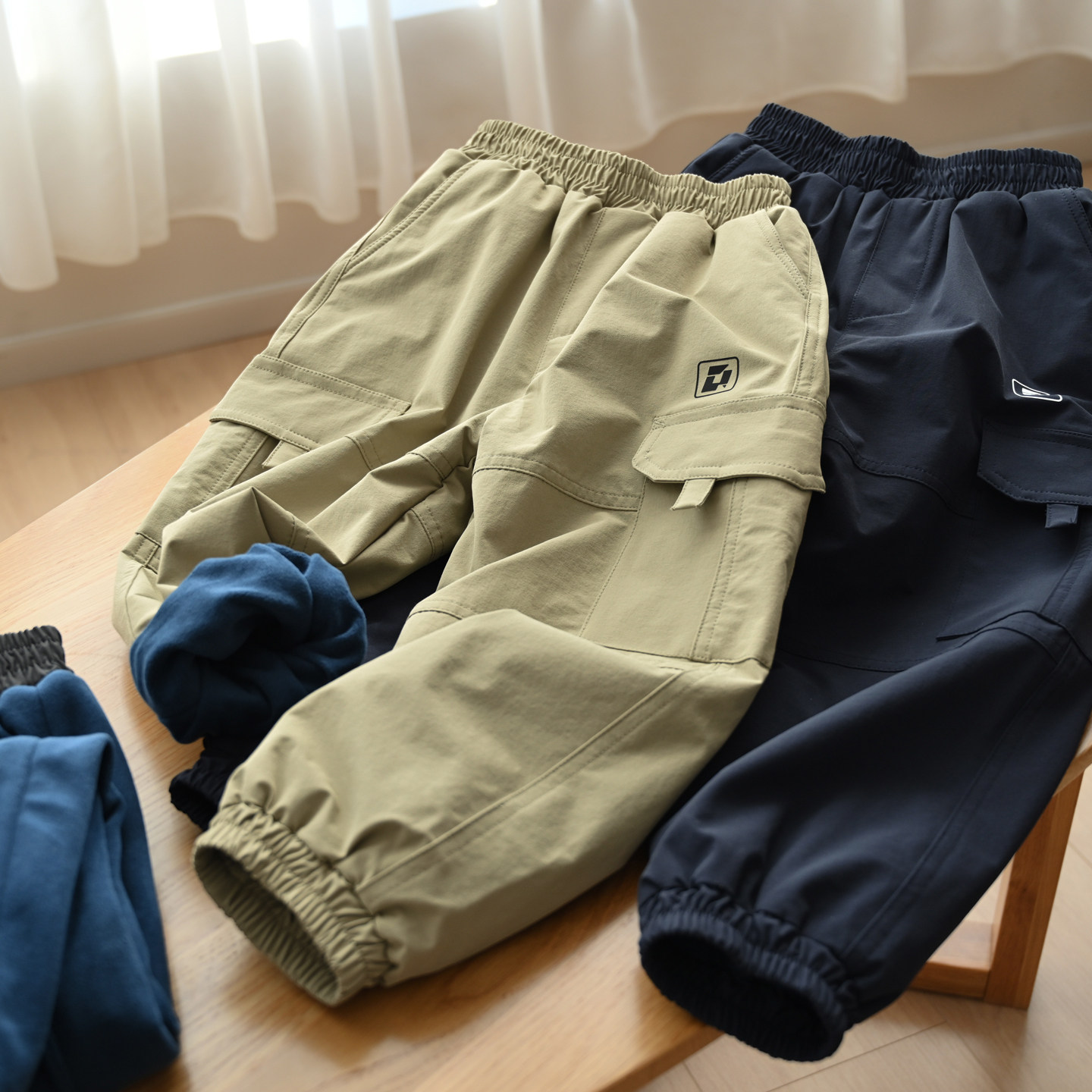 男童加绒运动裤保暖加绒裤子