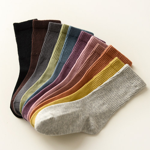澳洲长绒棉罗纹口四季款儿童袜子