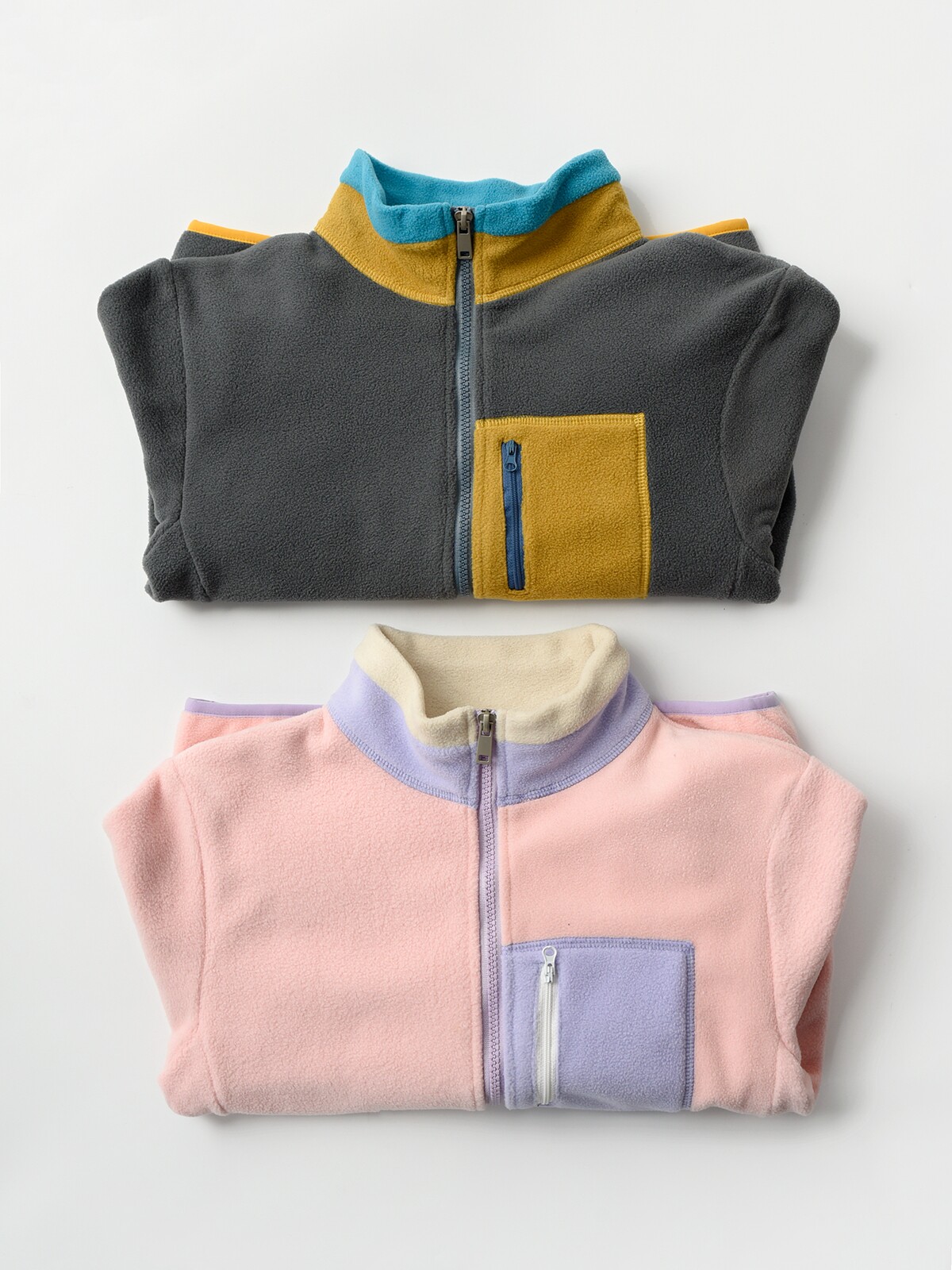 중형 및 대형 아동용 겨울 의류 용 가디건 대비 소년 소녀 용 양면 폴라 플리스 아동용 스탠드 칼라 따뜻한 재킷