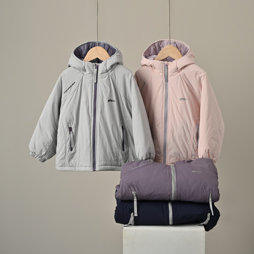 轻量连帽棉服保暖棉衣内胆中大童