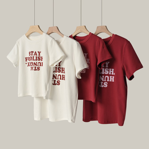 中大童短袖上衣T恤少女短袖