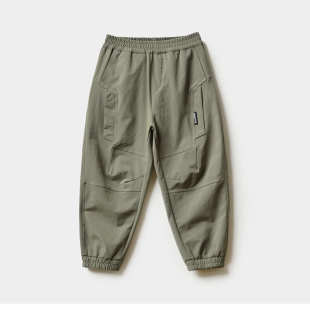 儿童帅气工装 春秋款 裤 170大童 青少年 男童女童毛圈长裤 运动裤