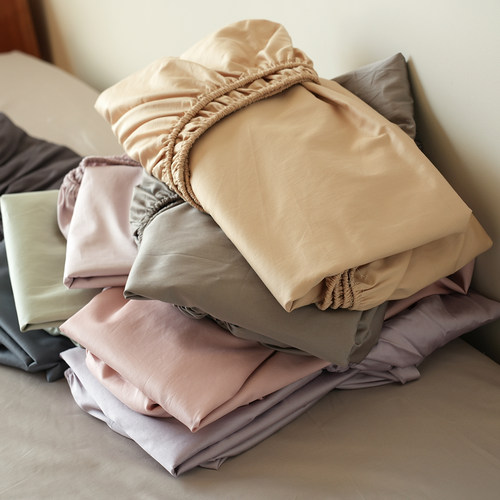 60支贡缎高支棉床笠纯棉床盖