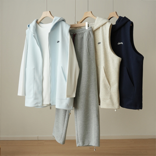 宽松版 女装 女士马甲 大码 春秋 休闲百搭连帽上衣 200斤以内可穿