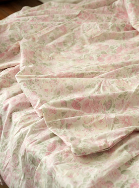 出口剩余无补 全棉200*230大尺寸双人被罩 印花单件被套 四季款