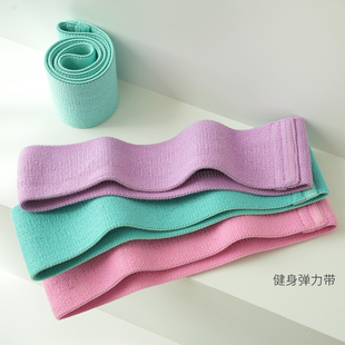 防滑家用练臀 健身房瑜伽深蹲拉力带 健身弹力带 阻力带翘臀圈
