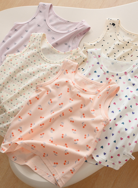 A类秋冬保暖背心 190g女童莫棉弹力内衣 170中大童 春秋冬款