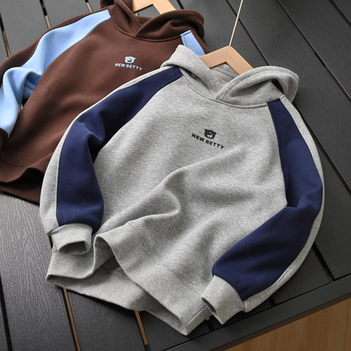 儿童连帽卫衣青少年休闲帽衫