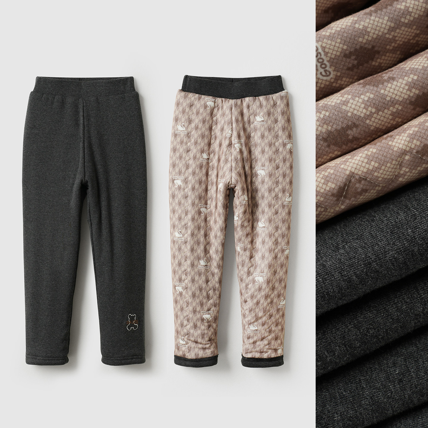 一条过冬 加厚款 儿童小棉裤 保暖裤女童丝绵打底裤子 中大童冬款,童装/婴儿装/亲子装,裤子,淘宝优惠券,粉丝福利购,淘宝优惠卷