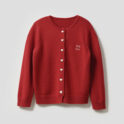 水沐良品A类秋冬儿童含羊毛毛衣