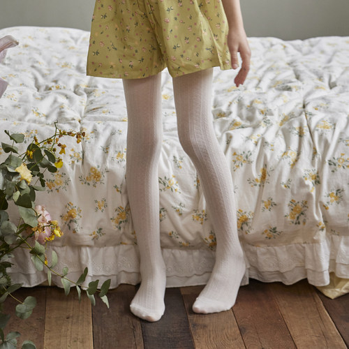 A类女童网眼无骨连裤袜子春夏款