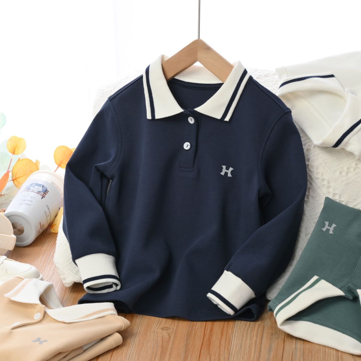儿童POLO衫 男童女童长袖上衣 中大童T恤打底衫 春季新款 童装,童装/婴儿装/亲子装,T恤,淘宝优惠券,粉丝福利购,淘宝优惠卷