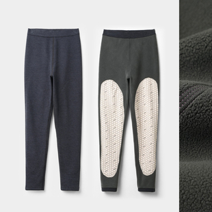 冬款 女士加绒保暖裤 加绒裤 弹力打底棉裤 420g护膝一体绒