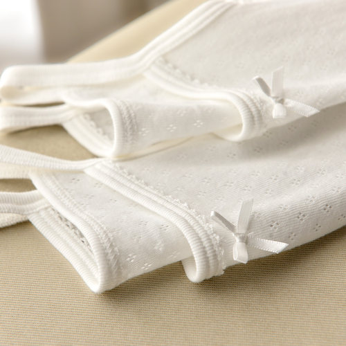 两件装网眼纯色夏季无荧光剂背心