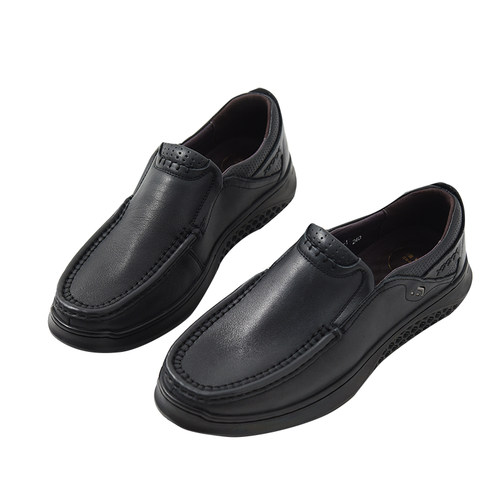 男士头层牛皮皮鞋休闲商务鞋子