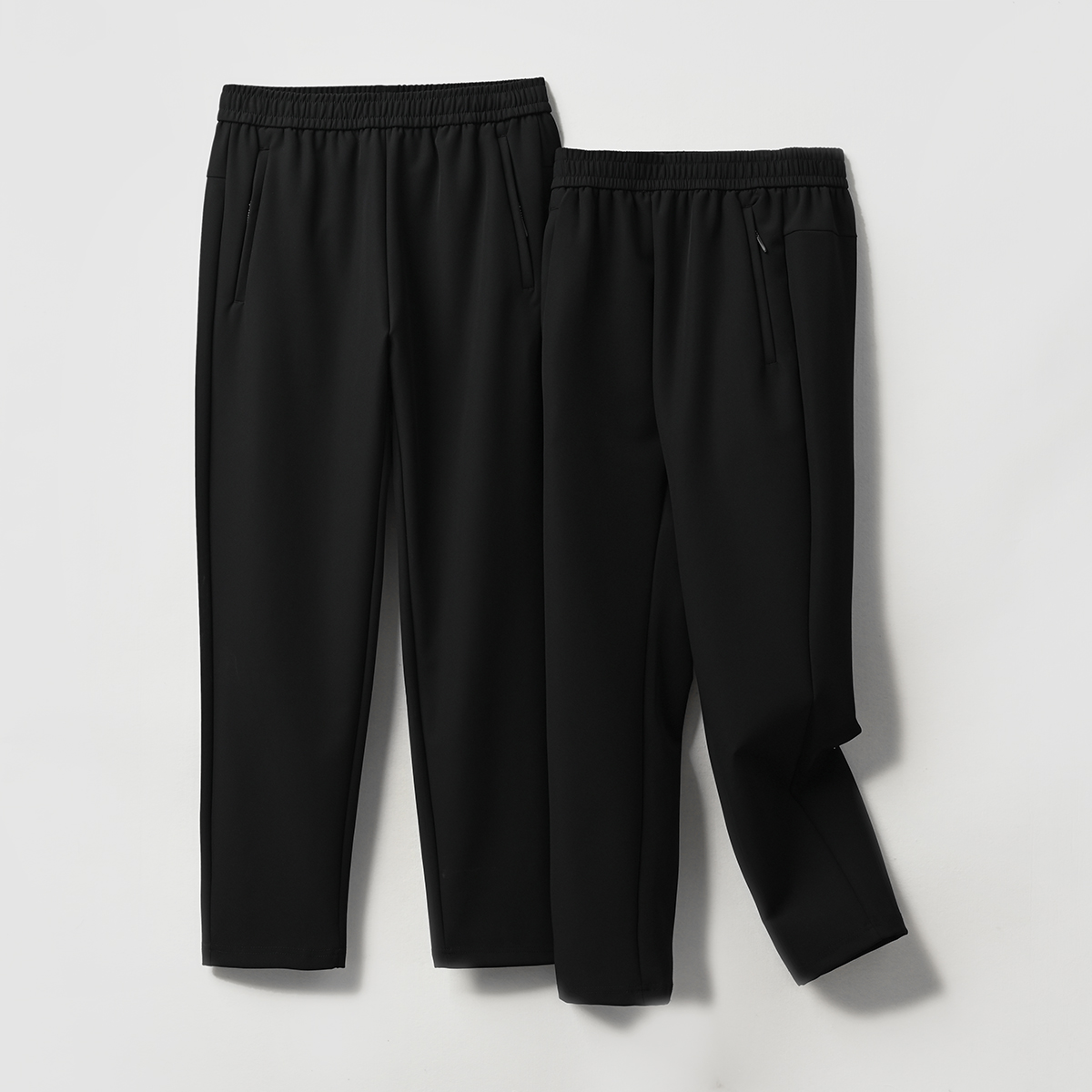 情侣款运动休闲纯色简约直筒长裤