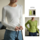 女装 春款 上衣 内搭外穿打底衫 优可丝T恤衫 女士圆领长袖