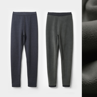 冬款 女士加绒保暖裤 加绒裤 弹力发热打底棉裤 420g一体绒