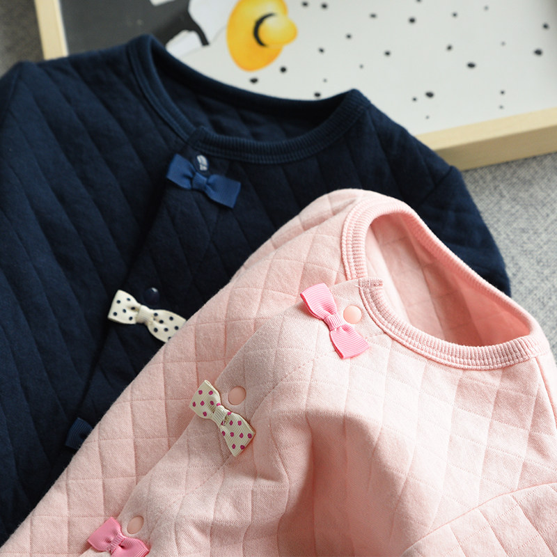 카테고리 A 아름다운 활 가디건 일본 여자 순면 에어 레이어 재킷 어린이 가디건 어린이 가을 스타일