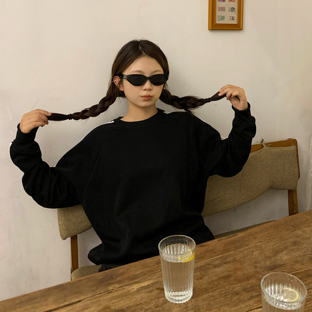 防紫外线猫眼辣妹风女士墨镜