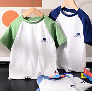 T恤 儿童防晒短袖 男童女童运动上衣 夏款 清库 童装 UPF50