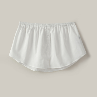 加大码 春夏款 女士叠穿屁帘 卫衣T恤穿搭衬裙 遮臀假衬衫 无补