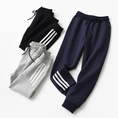 卫裤收口棉涤水沐良品长裤运动裤