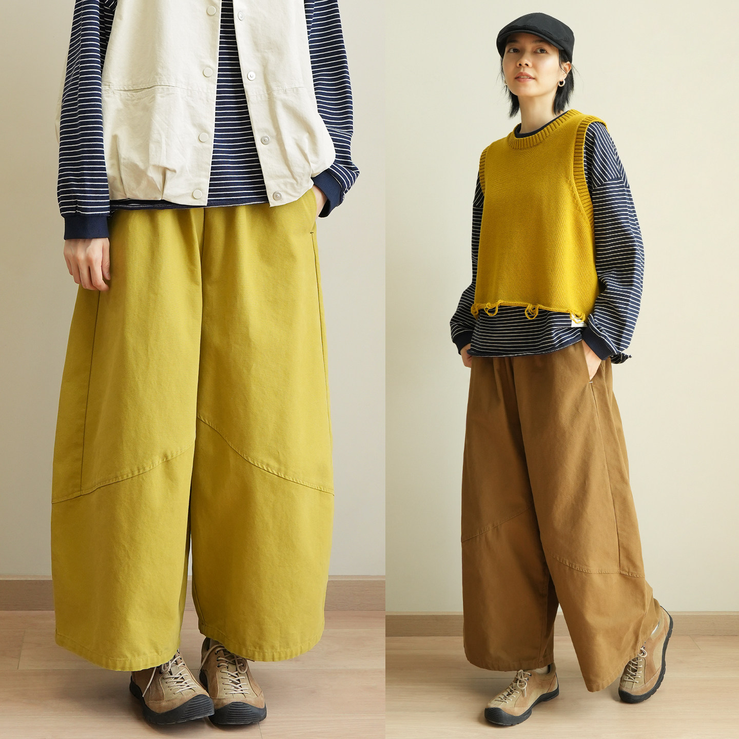 300g全棉女士休闲气球裤