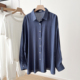 女士轻薄衬衣 女装 宽松百搭长袖 薄款 肌理感 夏款 衬衫 上衣