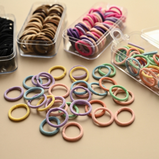 婴儿童不伤发橡皮筋 糖果色发绳小女孩头绳 宝宝扎头迷你发圈