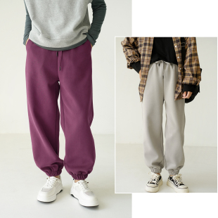 三季 女装 实穿 运动春秋款 山东网店 女士宽松束脚卫裤 萝卜卫裤