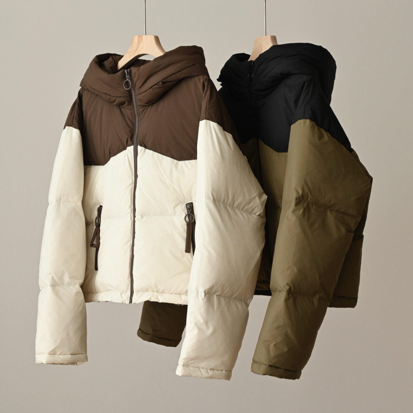 量少 鹅绒 短款女士撞色连帽羽绒服 中大童青少年保暖外套,女装/女士精品,羽绒服,淘宝优惠券,粉丝福利购,淘宝优惠卷