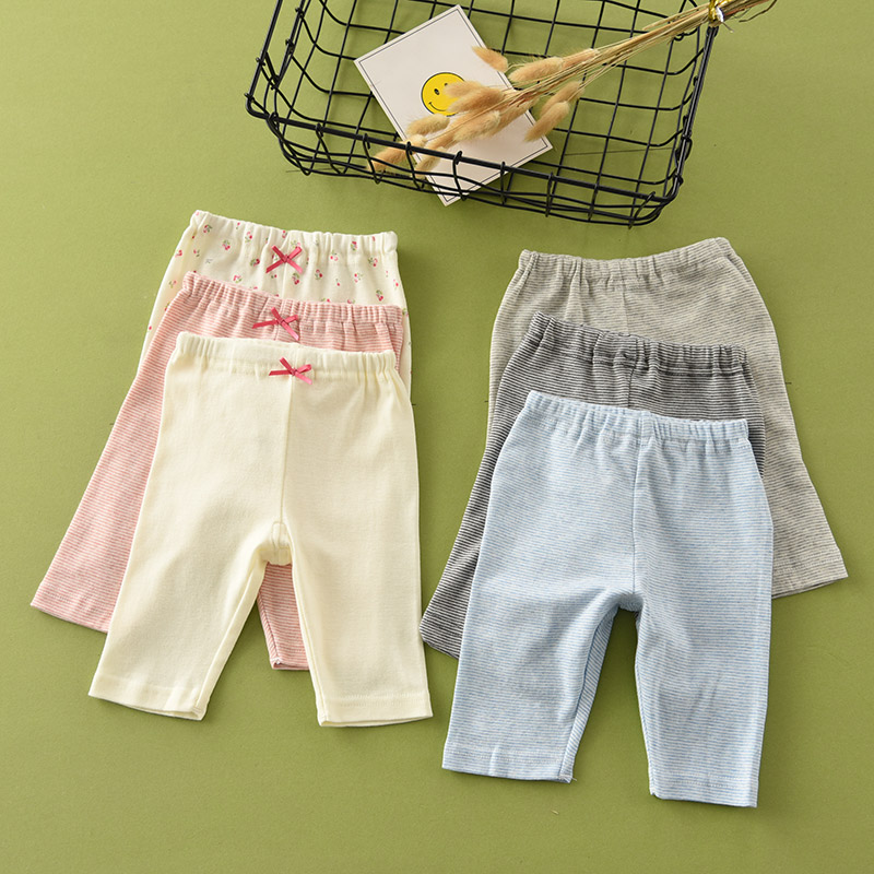 三件装儿童纯棉家居童装男童中裤