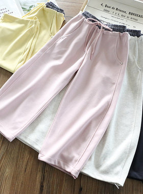 男女童运动裤休闲裤春秋校服卫裤