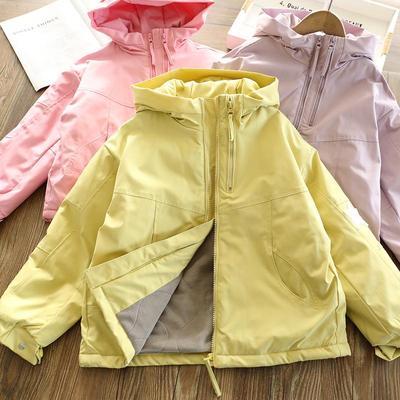 女童加绒冲锋衣秋冬新款