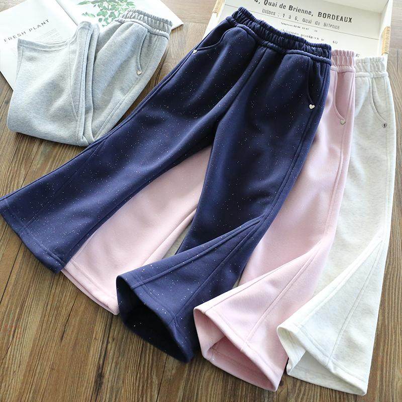 女童喇叭裤春秋2025春季新款洋气童装微喇叭男童休闲运动长裤子,童装/婴儿装/亲子装,裤子,淘宝优惠券,粉丝福利购,淘宝优惠卷