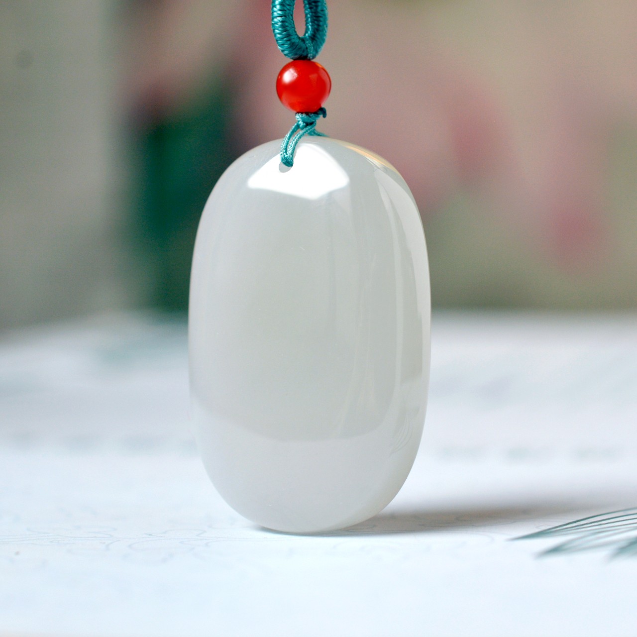 天然和田玉无染色无优化送证书