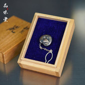 精美早期日本手工生肖吉鼠浮雕胸针领带扣饰品个性 复古绝版 送朋友