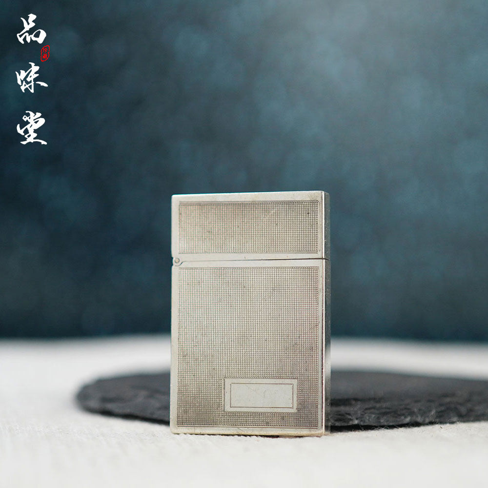 1940年美国Sterling纯银翻盖煤油古董打火机绝版经典便携超薄烟具