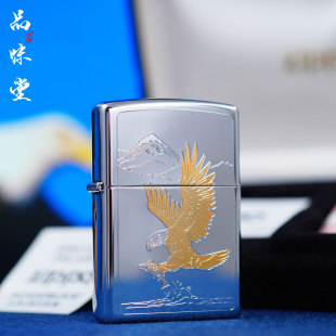 全新zippo芝宝限量版 2002年美国原装 金雕雕刻打火机未拆分收藏级