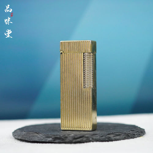 中古1950年日本555三五纯铜煤油古董打火机登条款经典长挫轮 便携