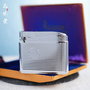 1940年美国RONSON朗森纯铜镀铬磕头机煤油古董打火机老式复古烟具