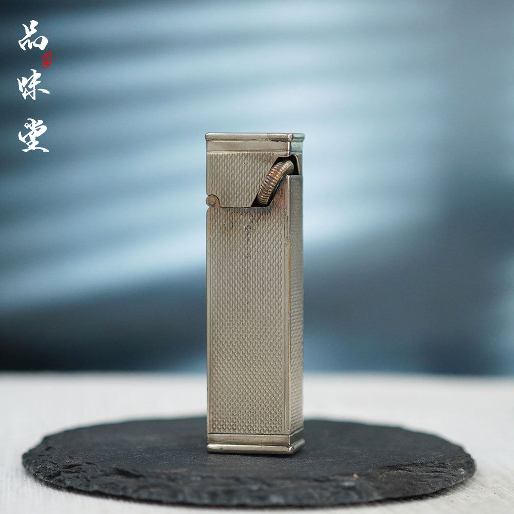 稀少1940年德国Longfellow朗费罗斜火轮煤油古董加长款打火机包邮