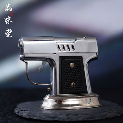 1950年日本Occupied japan占领区台式便携两用小枪古董打火机绝版
