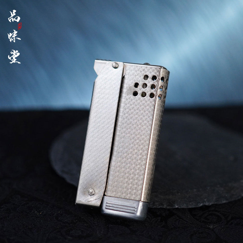 1940年奥地利劈叉战壕机铜钱纹煤油古董打火机劈叉机老式复古怀旧