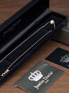 日本原装Justin Davis纯银潮牌暗黑骷髅头钻石吊坠首饰项链朋克