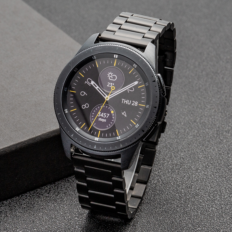 实心钢带表带手表带不锈钢