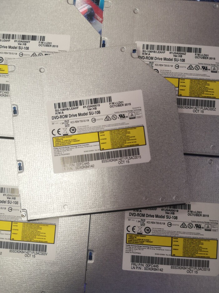 日立&middot;HL光驱笔记本机芯/9.5mm厚度通用型8X只读DVD-ROM内置DUDON