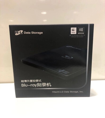 全新蓝光刻录机lg超薄外置