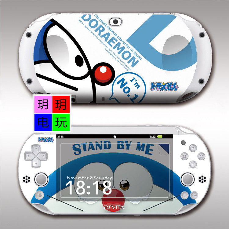 PSV2000痛贴痛机贴膜 动漫游戏哆啦A梦机器猫PSVITA彩贴彩膜贴纸在类目 电玩/配件/游戏/攻略, PSV专用配件, PSV彩贴/贴纸中 - 来自Buy2taobao.com提供专业的淘宝代购服务